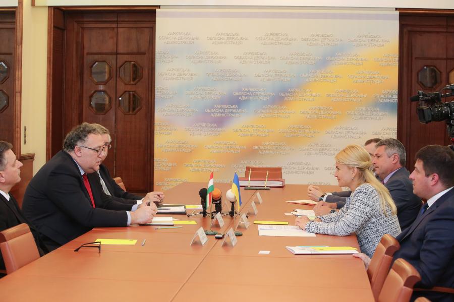 Юлія Світлична та посол Угорщини Іштван Ійдярто домовилися про розширення співпраці у промисловості та ІТ